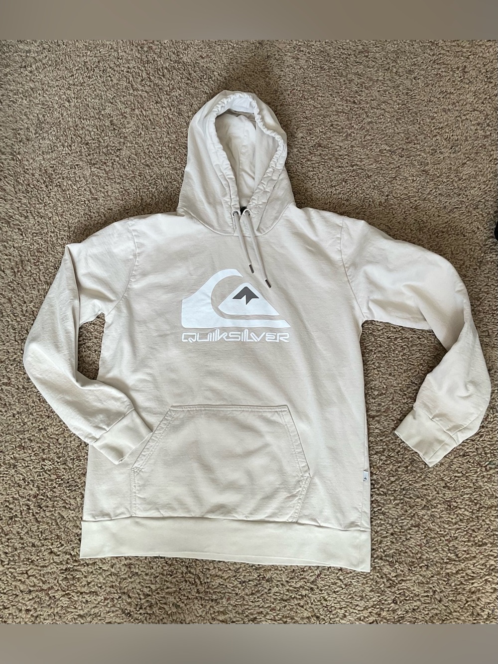 Quiksilver Hoodie Sweatshirt Men’s Large Surfer Skate Casual Active Beach